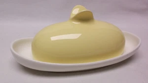 Rare Eva Zeisel Hallcraft Sunglow Butter Dish Hall China Company - Picture 1 of 9