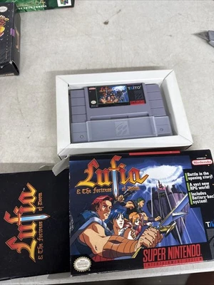 Lufia & The Fortress Of Doom (SNES Super Nintendo) AUTHENTIC With Manual And Box - Image 1 of 3