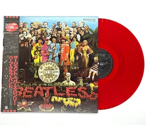 JAPAN  LP 1982  Red Vinyl *Mono* Odeon BEATLES Album Collection SGT. PEPPER - Imagen 1 de 4
