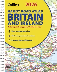 2026 Collins Handy Road Atlas Britain and Ireland: Clear and Detailed Map of Bri - Picture 1 of 1