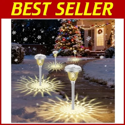 Color Changing Solar Lights Outdoor Waterproof Glass - Image 1 of 4