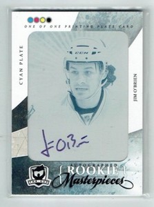 10-11 UD The Cup  Jim O'Brien  1/1 The Cup Printing Plate  Rookie  Auto