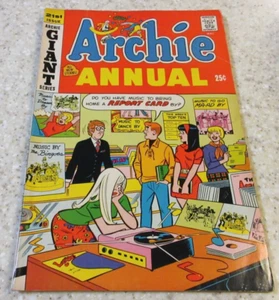 Archie Annual 21 (FN/VF 7.0) 1969 ¡Portada de la tienda de discos! - Imagen 1 de 2