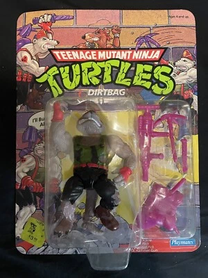 TMNT Dirtbag 1991 Teenage Mutant Ninja Turtles Playmates Figure Good Condition - Image 1 of 2