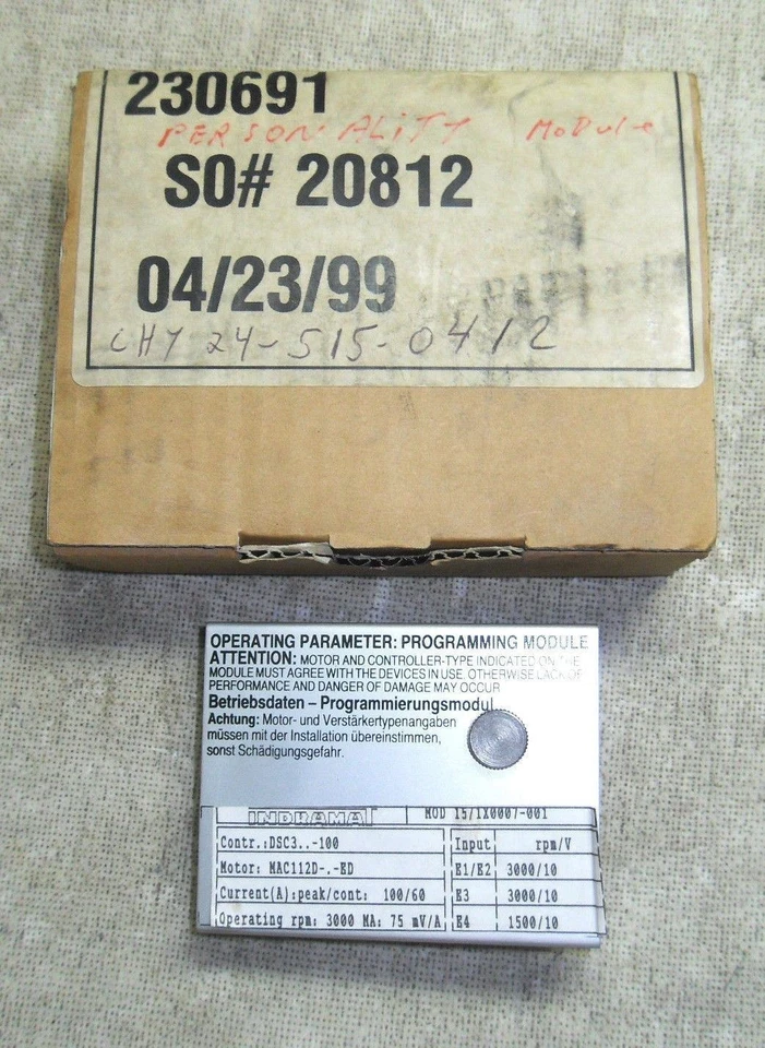 Indramat 15/1X0007-001 Personality Module - Image 1 of 4