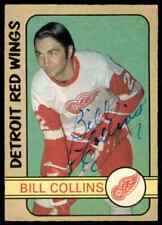 1972-73 O-Pee-Chee Signed Autographed Card #265 Bill Collins