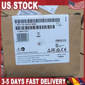 New Siemens 6ES7 231-5ND32-0XB0 6ES7231-5ND32-0XB0 S7-1200 Analog input SM 1231 - Picture 1 of 7