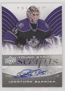2008-09 Upper Deck Trilogy Young Star Scripts Jonathan Bernier #YS-BE Auto