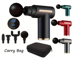 Massagepistole Deep Percussion Massagegerät Muskel Vibration Entspannung Therapie Gewebe GB - Bild 1 von 19