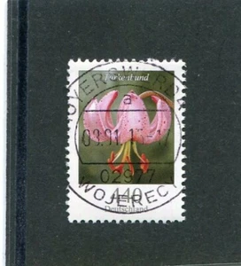 Bund, BRD, Blumen, Mi.-Nr. 3118 mit Zählnummer, Orts-/Tagesstempel, Gummi - Imagen 1 de 2