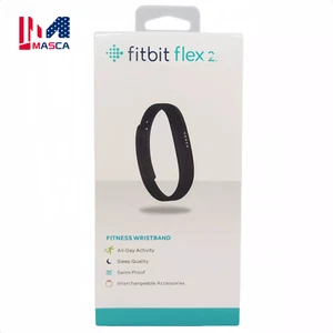 Fitbit Flex 2 Bluetooth Salud Actividad Sueño Rastreador S & L Banda EN CAJA Negro - Imagen 1 de 4