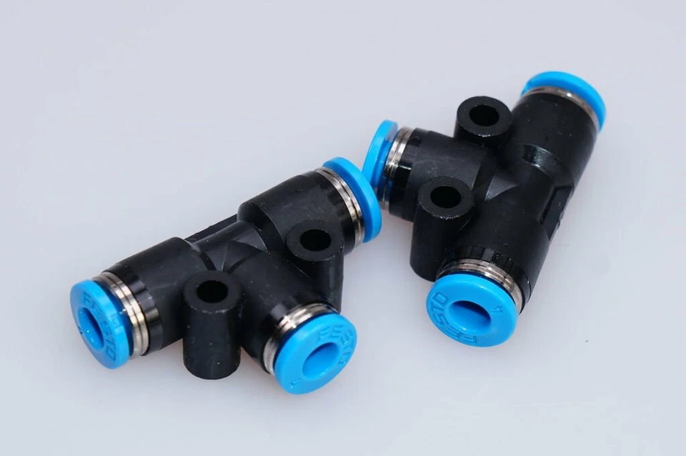 1 Stück FESTO 153128 T-Steckverbindung QST-4 NEU