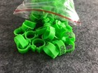 100 x NUMBERED 8MM PIGEON LEG CLIP CLICK RINGS BANDS BREEDER STOCK LOFT COLOURS