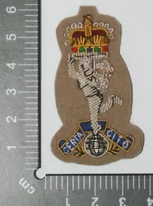 INSIGNIA BOINA DE SEÑALES DEL CUERPO REAL DEL EJÉRCITO BRITÁNICO ADJUNTA A LINGOTES DE OFICIAL DEL SAS - Imagen 1 de 1