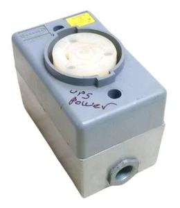 Hubbell HBL2610SR Twist-Lock Safety Shroud Receptacle 30A 125V Type 1 - Picture 1 of 2