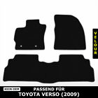 Produktbild - Für Toyota Verso R2 2009-2018 - Fußmatten Velour 3tlg Schwarz