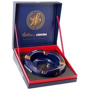 Official Cohiba Weller Cigars Ceramic Ashtray, in Sensational Gift Box! - Picture 1 of 5