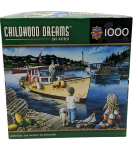 MasterPieces Childhood Dreams Jigsaw Puzzle, Lucky Day,  Art by Dan Hatala - Picture 1 of 2