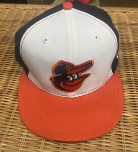 Baltimore Orioles Hat Cap New Era 59FIFTY Home Authentic On-Field Cap Size 7 5/8