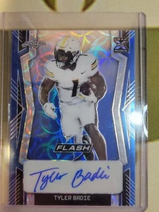 2022 TYLER BADIE LEAF FLASH BLUE KALEIDOSCOPE 4/20 Auto - Picture 1 of 4