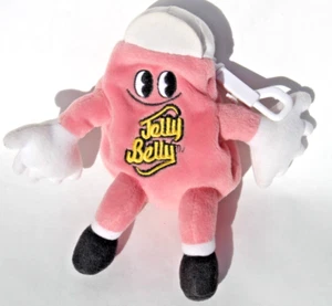 Vintage 2006 Mr Jelly Belly COTTON CANDY 6" Beanbag PLUSH KEYCHAIN Toy Pink - Picture 1 of 2