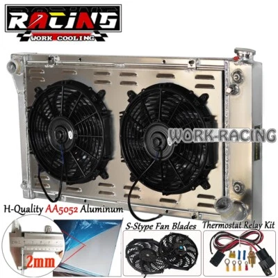 RADIATOR+SHROUD+FAN THERMOSTAT FOR 67-72 68 CHEVY/GMC C/K 10 20 30 PICKUP TRUCK Foto 1 de 4