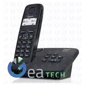 Gigaset Built-in Leather Dect Wireless Phone AL117A 50 Address Names - Picture 1 of 3