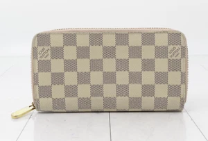 Louis Vuitton Damier Azur Pink Interior Zippy Wallet (MSRP $865) **EBAY LIVE - Picture 1 of 8