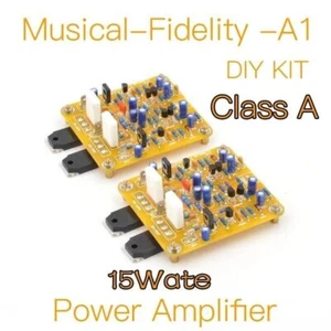 Amplificador de potencia Musical-Fidelity -A1 clase A KIT HÁGALO USTED MISMO y tablero terminado - Imagen 1 de 8