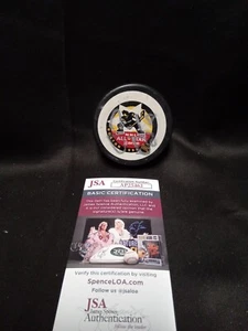 Jaromir Jagr Signed 1996 NHL All-Star Game Boston Hockey Puck JSA COA - 1 # - Picture 1 of 3