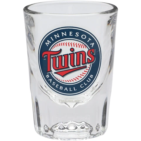 Minnesota Twins 2oz. Fluted Collector Shot Glass Cover