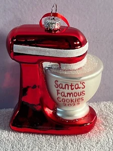 Adorno de Navidad Soporte Mezclador de Vidrio Galletas Famosas de Papá Noel 2023 EX8166 - Imagen 1 de 7