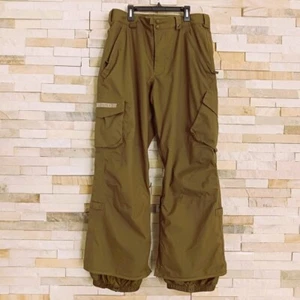 Pantalones de esquí para mujer Burton verdes medianos para nieve snowboard invierno impermeables babera de esquí - Imagen 1 de 6