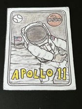 Gummy Arts Trading Card M Noren 2020 Neil Armstrong 1969 Topps style NASA