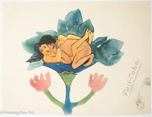 Vintage Lithograph L'accouplement by Paul Gauguin from Noa Noa: Voyage de Tahiti - Picture 1 of 6
