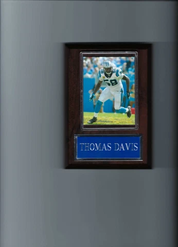 THOMAS DAVIS PLAQUE CAROLINA PANTHERS FOOTBALL NFL Cover