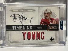 2016 Honors 2012 National Treasures Steve Young Auto 2/2 49ers Game Worn