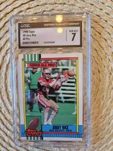 1990 Topps - #8 Jerry Rice CGC 7 NEAR MINT - Picture 1 of 2