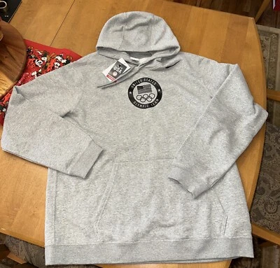 Sudadera de los Juegos Olímpicos de Estados Unidos para Hombres Extra Grande Gris Sudadera con Capucha Suéter París Nike Nueva XL Foto 1 de 4