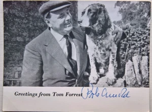 Bob Arnold as Tom Forrest from BBC Archers. Signed Card. 134mm X 102mm - Picture 1 of 2