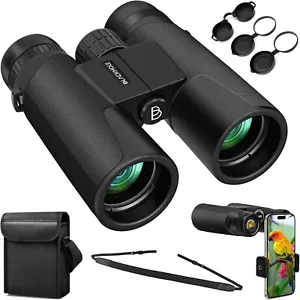 BlackHole 12x42 Binoculars High Power Binoculars, With FMC lens for multiple use - Picture 1 of 9