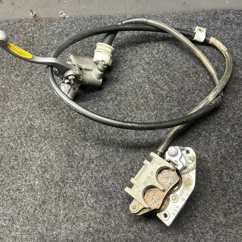 89 - 96 1996 SUZUKI RMX250 RMX 250 CONJUNTO DE FREIO DIANTEIRO PINÇA LINE MASTER - Imagem 1 de 4