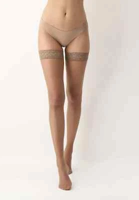 5 Pack Oroblu Chic Up 15 den Halterlose Strümpfe 6 cm hohes Spitzenband - Bild 1 von 4