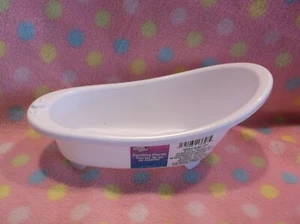 Dollhouse Bathroom Bathtub Plastic White New! - Picture 1 of 2