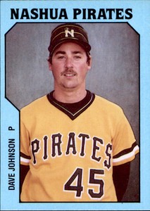 1985 Nashua Pirates TCMA #12 Dave Johnson Baltimore Maryland MD Baseball Card