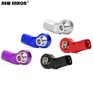 4 Stück M3 gebogen Schwenkstangenkopf Breite Kugeln Legierung für 1/10 RC Crawler Axial SCX10 D90 - Bild 1 von 52