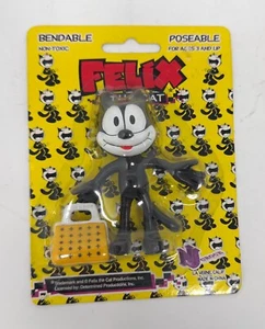 RARE Felix the Cat 5 Inch Poseable Bendable Figure with Magic Bag - NMOC - Bild 1 von 2
