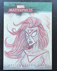 2008 Upper Deck Marvel Masterpieces 2 Sketch Card 1/1  Spider-Woman