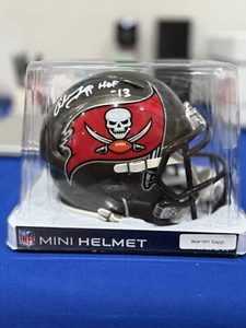 Warren Sapp Signed Tampa Bay Buccaneers  Mini Helmet Beckett - Picture 1 of 2