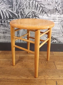 TABOURET SCANDINAVE BOIS-DESIGN 60-70 - Imagen 1 de 4